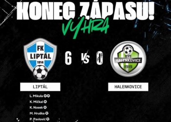 Dorostenci Liptálu uzavřeli základní část Okresního poháru Zlín vysokou výhrou a čekají, zda se dostanou do finálové části