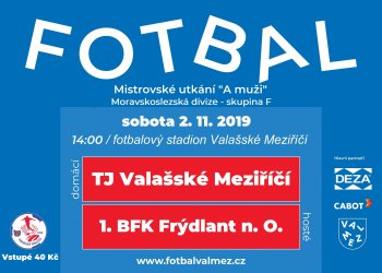 Ve Valmezu zakončí podzim zajímavým dvojzápasem