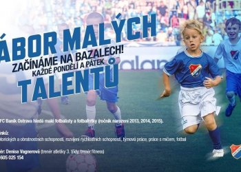 Baník Ostrava pořádá nábor malých talentů ročníků 2013, 2014 a 2015