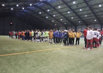 Valašská fotbalová akademie (VFA) na halovém turnaji na umělé trávě v Korni