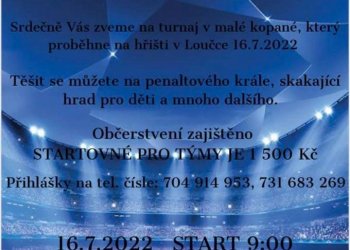 Loučka chystá na léto Liga mistrů cup 2022