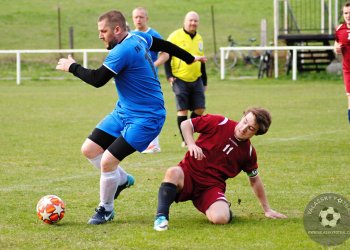 Strůjci vítězství Lačnova nad Kladeruby byli David Trčka s Radkem Gajdošíkem