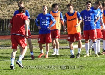 Předzápasová příprava Valmezu proti Novému Jičínu