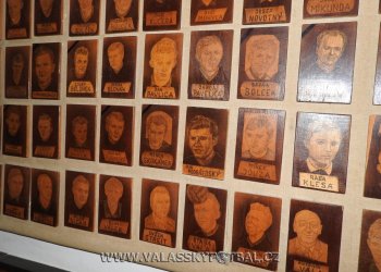 Vigantice fotbalu zaslíbené - hospůdka a chodba legend