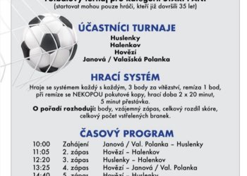 Huslenky zvou na Turnaj starých pánů