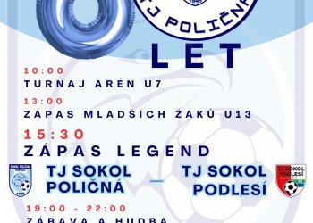 TJ Poličná oslaví 80 let