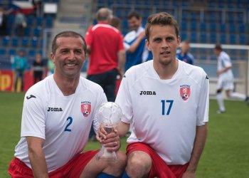 Pavel Drda se Zdeňkem Porubským jsou bronzovými starosty