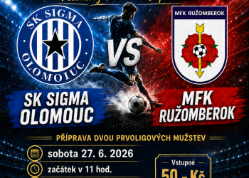 FOTBALOVÝ SVÁTEK V KAŠPÍRKÁCH! SK SIGMA OLOMOUC vs. MFK RUŽOMBEROK
