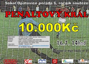 Opatovice pořádají 6. ročník Penaltového krále