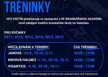 Budoucnost valašského fotbalu v rukou mladých gólmanů: OFS Vsetín otevírá brány brankářské akademie