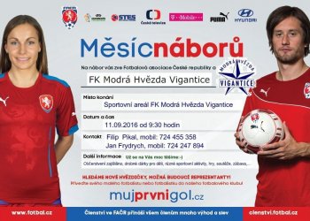 Měsíc náborů  - dostaňme děti na hřiště, tentokrát ve Viganticích