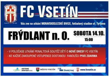 Vsetín hostí Frýdlant, diváci se zase mají na co těšit