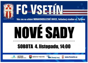 Vsetín hraje doma poslední podzimní utkání