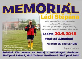 Je tady 6. ročník Memoriálu Ládi Štěpána