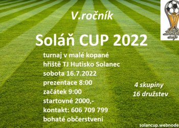 Vrací se Soláň Cup 2022