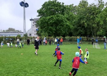 Foto č. 1 - Vydařený výlet nejmenší přípravky Valmezu na Sigmu Olomouc