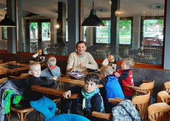 Foto č. 4 - Vydařený výlet nejmenší přípravky Valmezu na Sigmu Olomouc