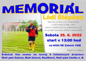 Foto č. 1 - Memoriál Ládi Štěpána se uzavře svým jubilejním 10. ročníkem. Postřeh Julka Ficka
