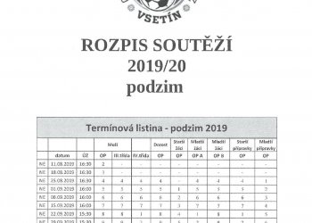 Foto č. 3 - Úřední zpráva OFS Vsetín a rozpis soutěží