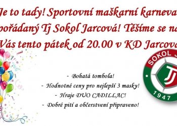 Foto č. 1 - Jarcová pořádá Sportovní maškarní karneval