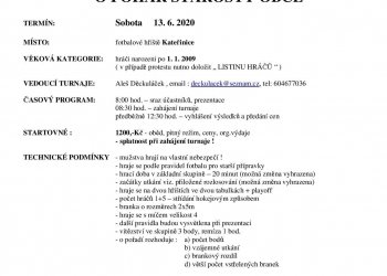 Foto č. 1 - Kateřinice zvou na turnaj O pohár starosty obce