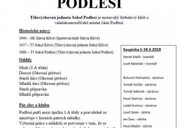 Foto č. 1 - Krhová představuje svého soupeře z Podlesí