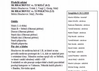 Foto č. 1 - Skvělý počin Krhové a Hrachovce. Utkání Valašskomeziříčské ligy půjde na podporu Radka Nohavici