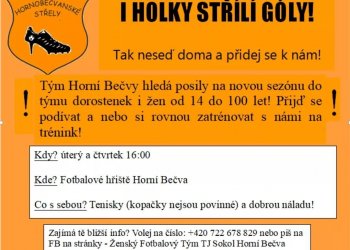 Foto č. 1 - Pojď hrát fotbal za Hornobečvanské Střely!