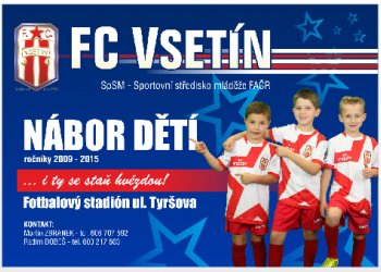 Foto č. 1 - Nábor mladých fotbalistů FC Vsetín
