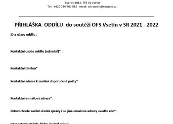 Foto č. 2 - OFS Vsetín - Základní informace k novému soutěžnímu ročníku 2021/2022