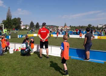 Foto č. 1 - Náborová akce Dej o víkendu gól, zkus si fotbal se o víkendu ve Valmezu vydařila
