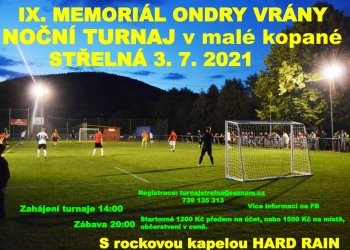 Foto č. 1 - Střelná zve na IX. ročník Memoriálu Ondry Vrány