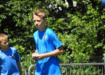 Foto č. 1 - Skvělý záskok Michala Frydrycha. Vigantická přípravka Baníku Ostrava vyhrála Robe Cup na Prostřední Bečvě
