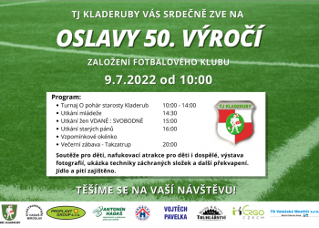 Foto č. 1 - Kladeruby zvou na oslavu 50 let klubu