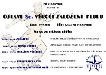 Foto č. 1 - Modrá hvězda Vigantice oslaví 17. září 80 let své existence