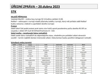 Foto č. 1 - ÚZ OFS Vsetín - 20. dubna