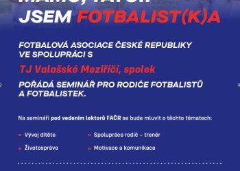Foto č. 1 - 27. dubna - Valmez vás zve na seminář pro rodiče fotbalistů a fotbalistek