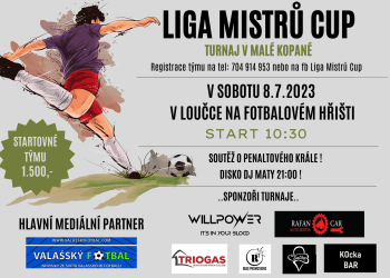 Foto č. 1 - Jsme hlavním mediálním partnerem Liga mistrů Cup v Loučce. Oceníme nejlepšího hráče, brankáře a střelce!