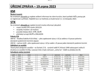 Foto č. 1 - ÚZ OFS Vsetín - 20. srpna