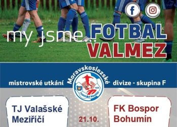 Foto č. 1 - Valmez v předposledním domácím utkání podzimu hostí Bohumín