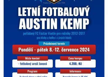 Foto č. 1 - FC Fastav Vsetín zve na letní prázdninový Austin kemp - posledních pět volných míst!