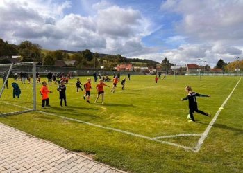 Foto č. 1 - Mladší přípravka Lidečka ve Francově Lhotě s mnoha zážitky