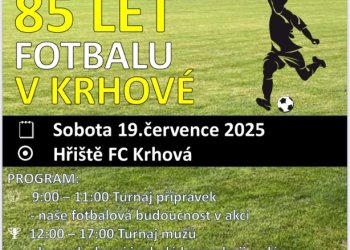 Foto č. 1 - FC Krhová 1940 oslaví v sobotu 19. července 85. narozeniny