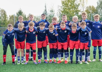 Foto č. 1 - Vydařené představení meziříčské U13 proti Hranicím. Topič s Vránou při chuti