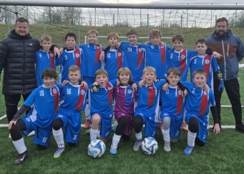 Foto č. 1 - U12 Valmezu pokřtila novou sadu dresů vítězně proti Zašové!