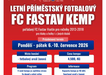 Foto č. 1 - Fastav Vsetín zve na letní fotbalový kemp